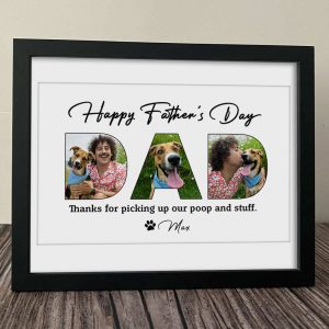 Happy Father's Day  Dog Picture Frame  T368 HN590