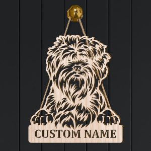 Affenpinscher Custom Wood Sign  Wooden Name Signs  Personalised Wooden Signs  Memorial Gift  Dog Owner Wooden Christmas Tree Decorations  Wall Art  Wood Wall Decor