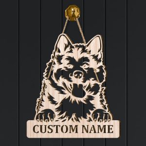 Akita Inu Custom Wood Sign  Wooden Name Signs  Personalised Wooden Signs  Memorial Gift  Dog Owner Wooden Christmas Tree Decorations  Wall Art  Wood Wall Decor